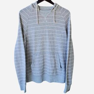 Striped Hoodie with Drawstrings